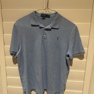 Polo by Ralph Lauren Men's Blue Polo Shirt